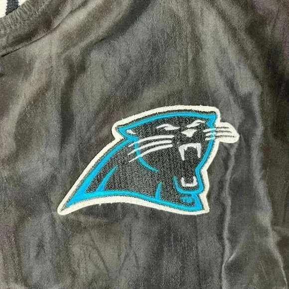 Vtg Starter Panthers Windbreaker Jacket 1/4 Zip Embroidered Made In USA Mens XXL - Picture 5 of 10
